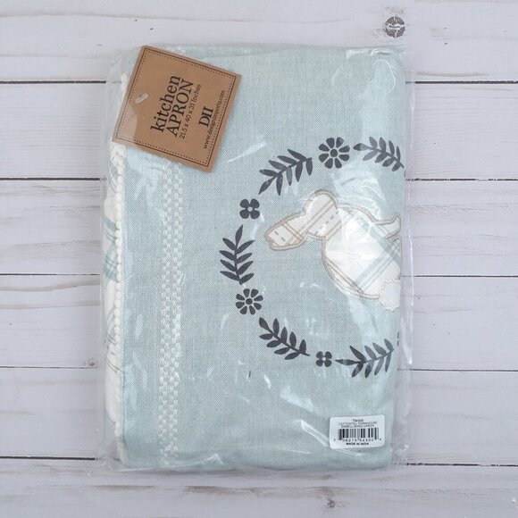 Easter Kitchen Apron Cottontail Farmhouse Bunny Chef - Picture 2 of 3